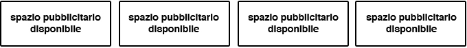 spazio pubblicitario disponibile