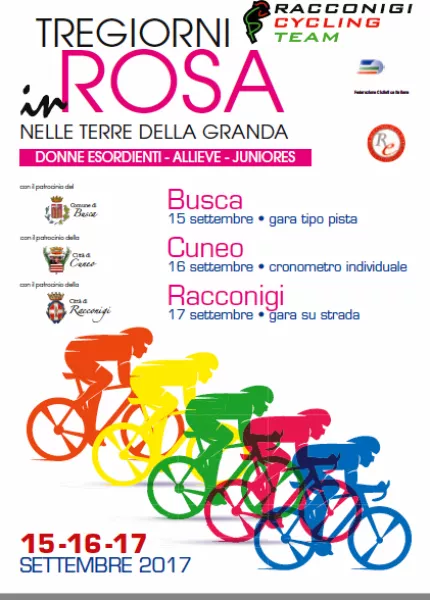 Tre giorni in Rosa, evento ciclistico con tre città coinvolte