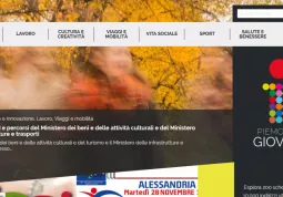L'home page di Giovani Piemonte