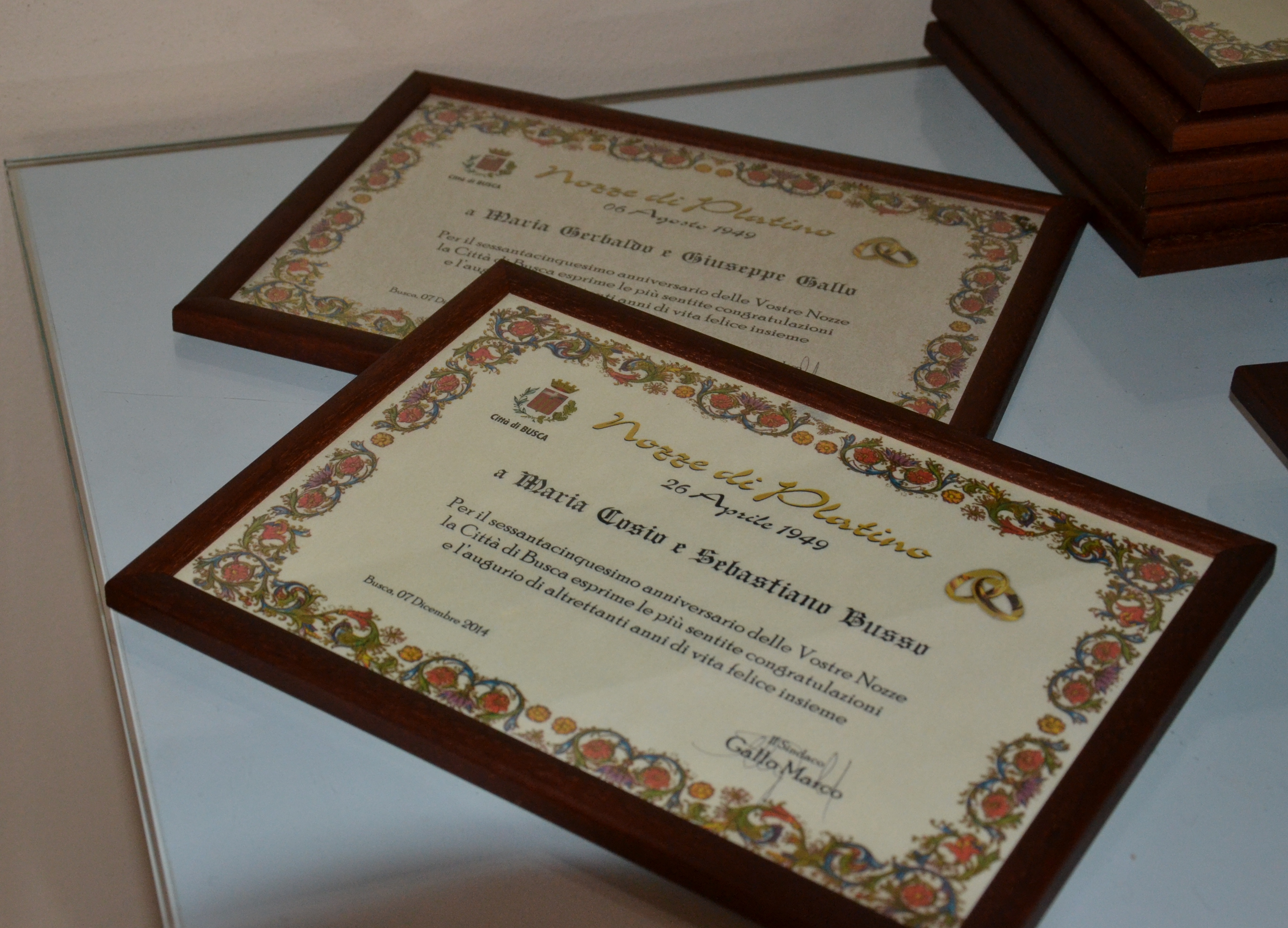 Le Foto Della Cerimonia Degli Anniversari Di Matrimonio Disponibili In Municipio