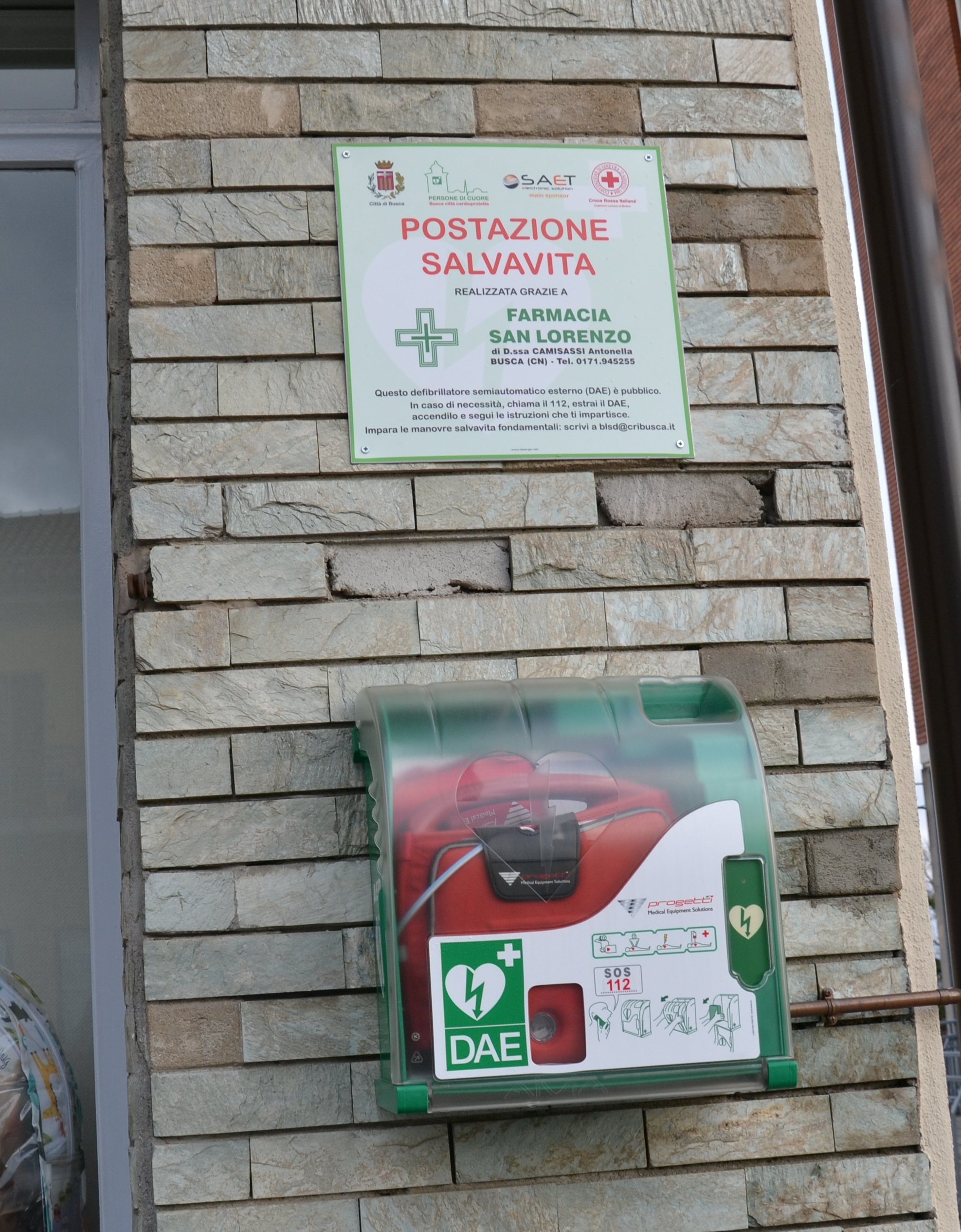 Tutti i defibrillatori automatici esterni (DAE)  del progetto Città cardioprotetta sul territorio comunale non saranno disponibili il giorno di mercoledì 6 settembre  dalle ore 8 alle 18 