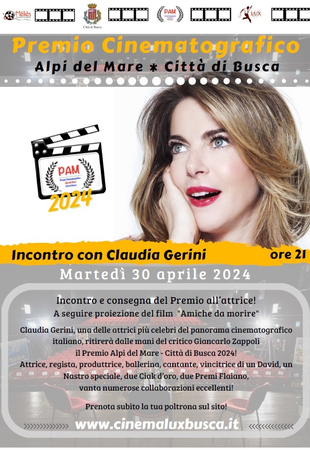 Premio cinematografico Città di Busca  Alpi del Mare a Claudia Gerini