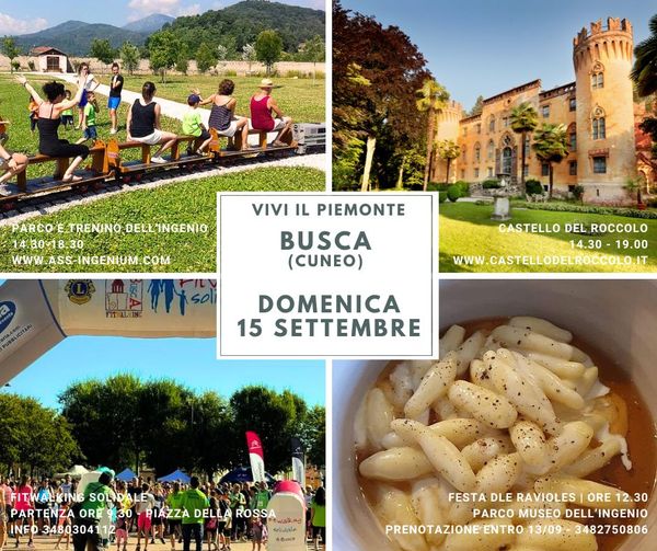 Tante occasioni per stare insieme divertendosi domenica prossima a Busca Tante occasioni per stare insieme divertendosi domenica prossima a Busca