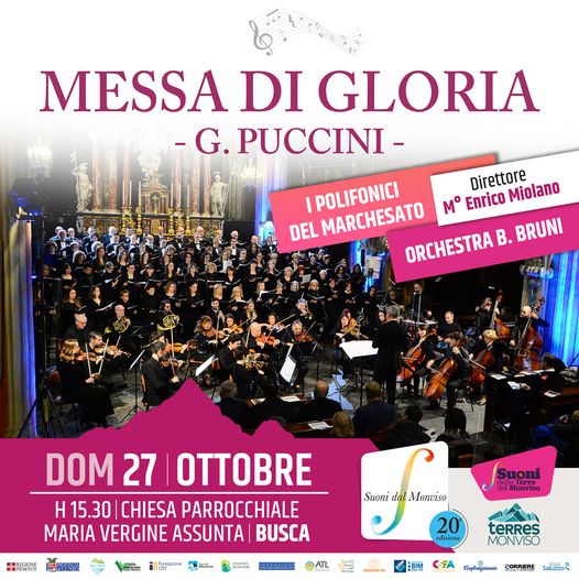 Domenica 27 ottobre  nella parrocchia la Messa di Gloria di Puccini