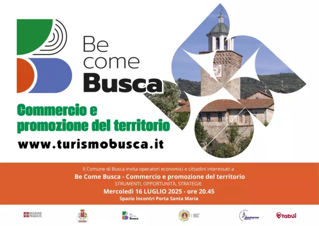 BeComeBusca_Commercio e promozione del territorio BeComeBusca_Commercio e promozione del territorio