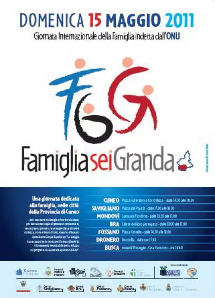 Famiglia sei Granda: diverse inziative in provincia nel week-end del 13/15 maggio