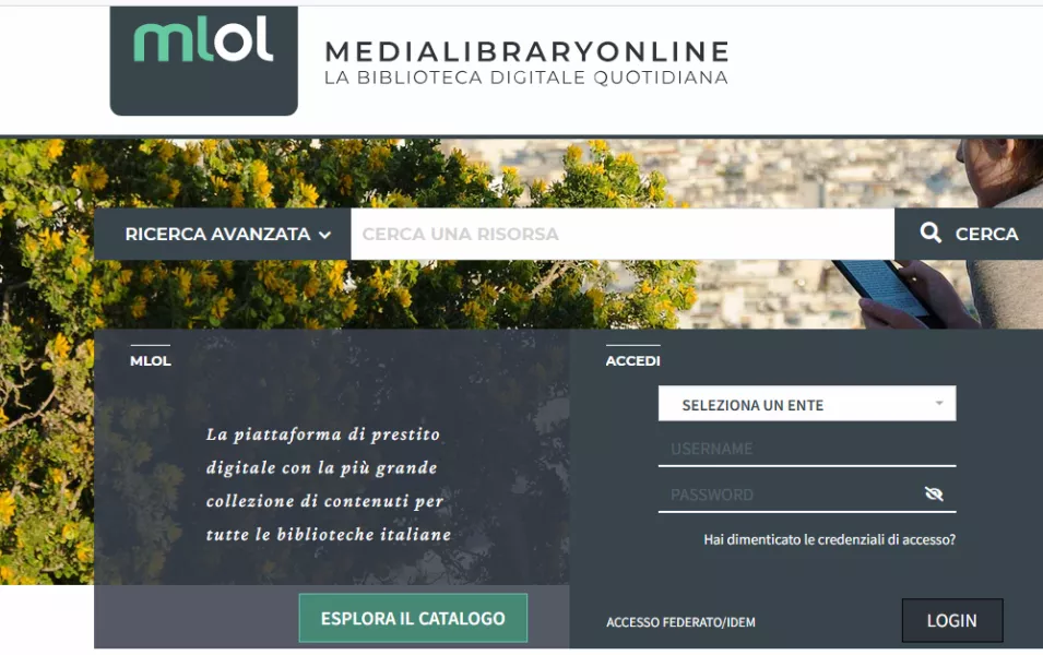 Mlol è la piattaforma di prestito digitale con la più grande collezione di contenuti per tutte le biblioteche italiane