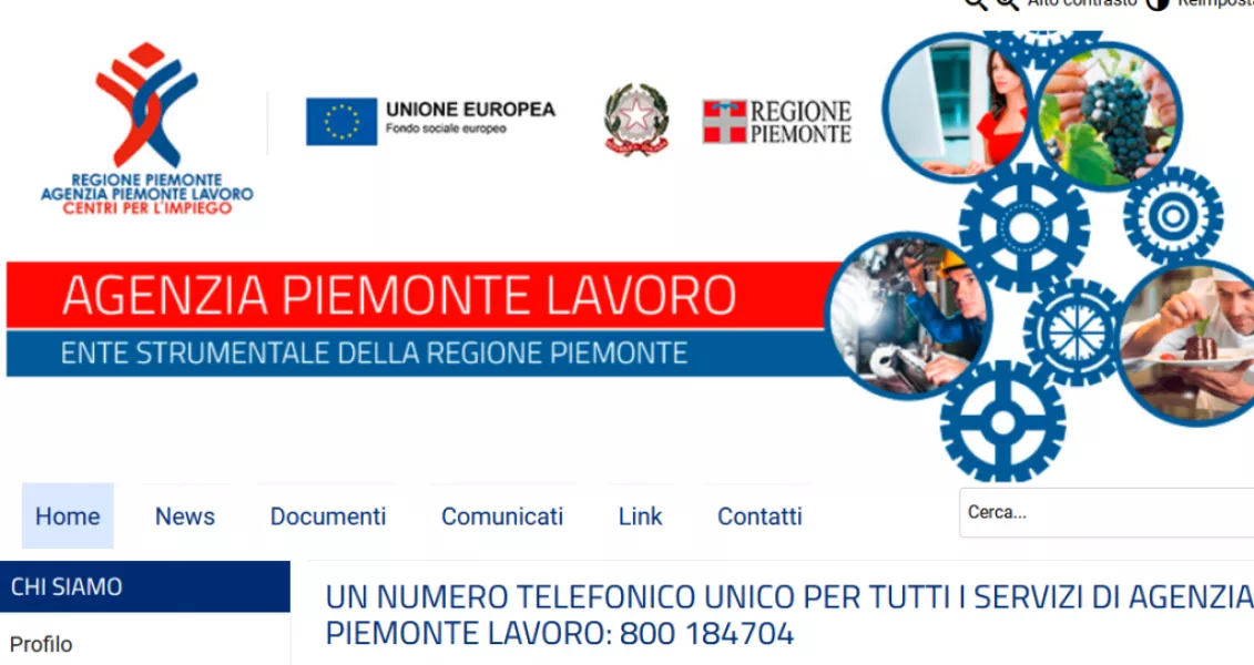 È attivo il contact center di Agenzia Piemonte Lavoro: al numero telefonico unico e gratuito 800 184704 