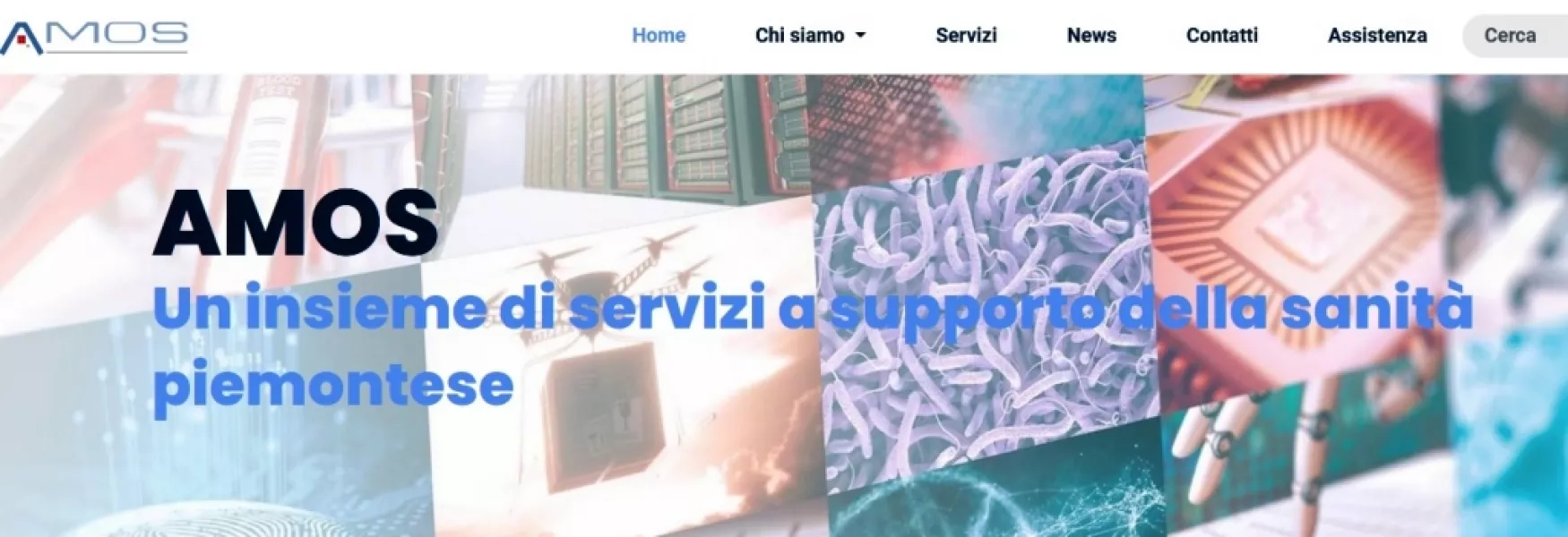 Amos è un'azienda di serivizi a supporto alla Sanità in Piemonte