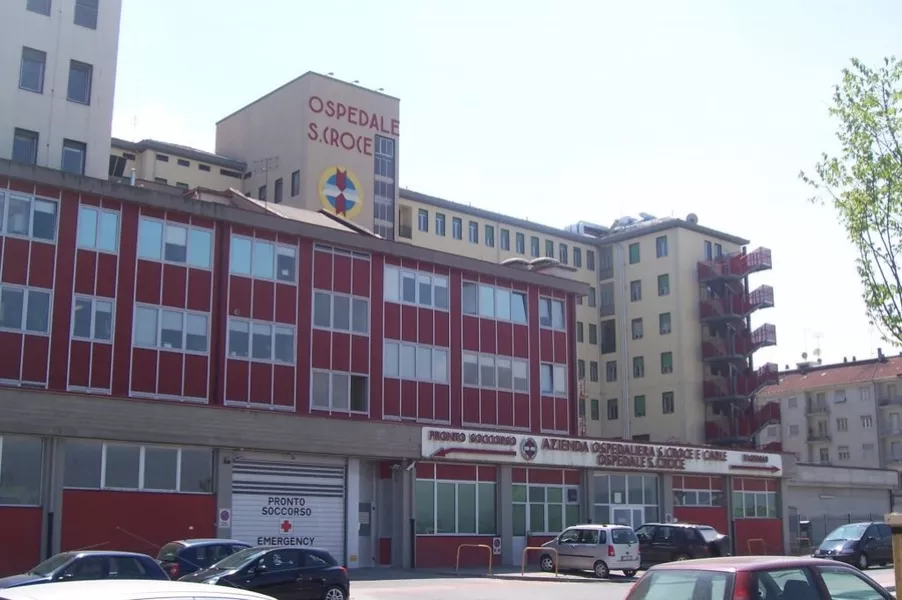 Il pronto soccorso dell'ospedale di Cuneo
