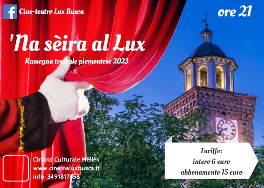 ’Na seira al Lux, rassegna di teatro dialettale