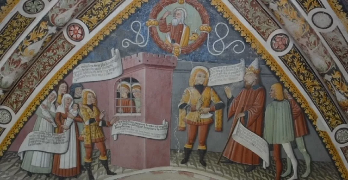 Gli affreschi della cappella di san Sebastiano