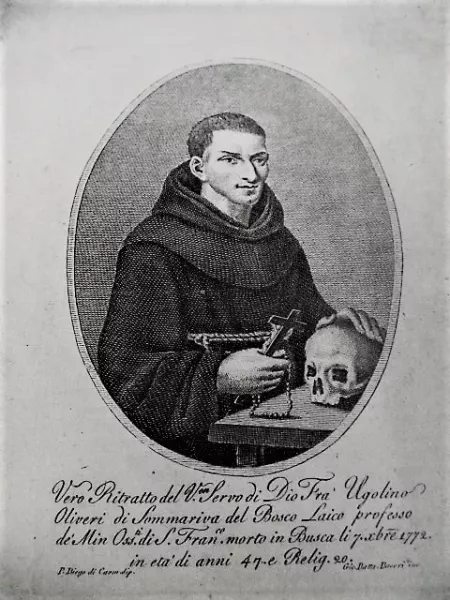 Il venerabile Ugolino Olivieri, sepolto nella chiesa parrocchiale di Busca