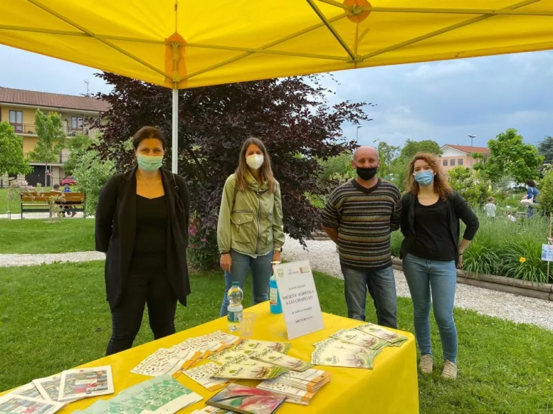 Il progetto coinvolge a Busca numerosi enti e associazioni ed è seguito dalle assessore alla Famiglia, Lucia Rosso, e alle Politiche giovanili, Beatrice Aimar ( a sinistra nella foto)