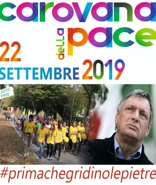Anche la Città  di Busca partecipa ufficialmente, con il patrocinio,  alla marcia della Carovana della Pace 2019, in programma per domenica 22 settembre