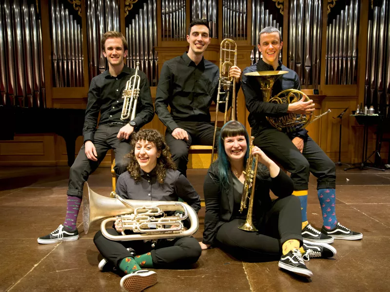Il quintetto di ottoni  Canaja Brass di Novara 