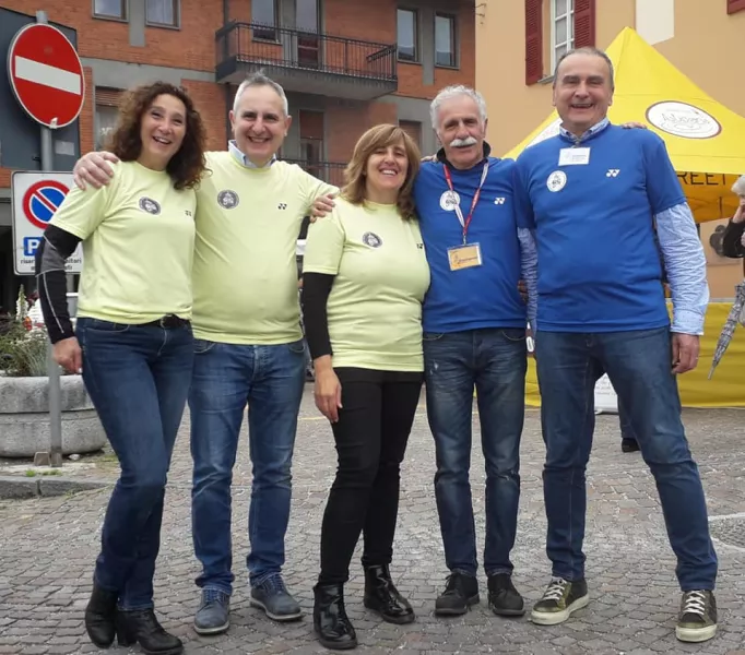 Gli organizzatori, da sinistra Alessandra Taricco, Giampaolo Mattalia,  Anna Aimar, Duilio Raspini, Paolo Robasto