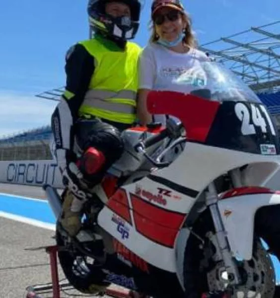 l motociclista buschese Marco Lovera sul circuito francese di Le Castellet
