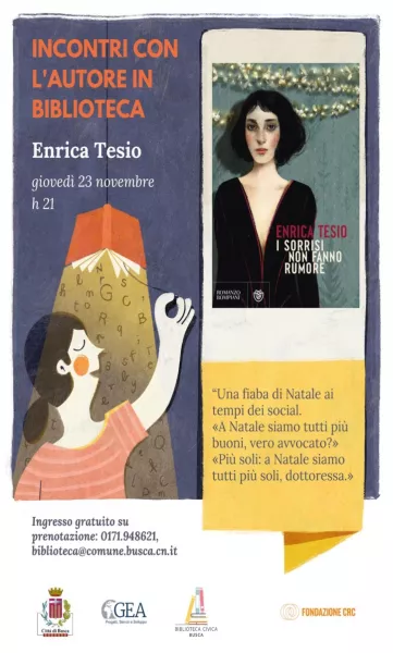 Il 23 novenbre torna a Busca la scrittrice Enrica Tesio