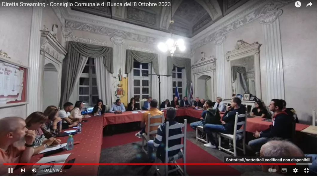 La seduta del consiglio comunale è sul canale YouTube del Comune di Busca.