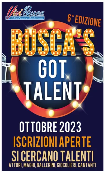 In ottobre il prossimo Busca's got talent