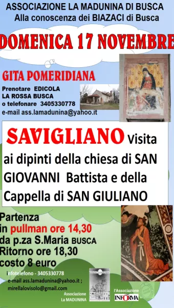 Gita Savigliano in visita ai dipinti dei Biazaci