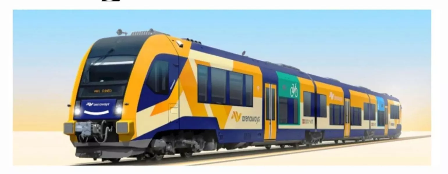 La livrea dedicata alla linea Cuneo-Saluzzo-Savigliano