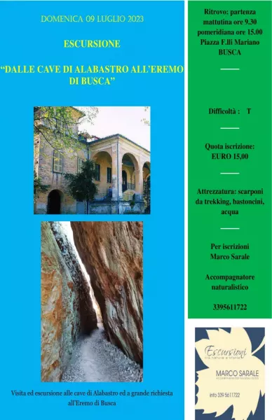 Domenica escursione dalle cave di Alabastro all'Eremo