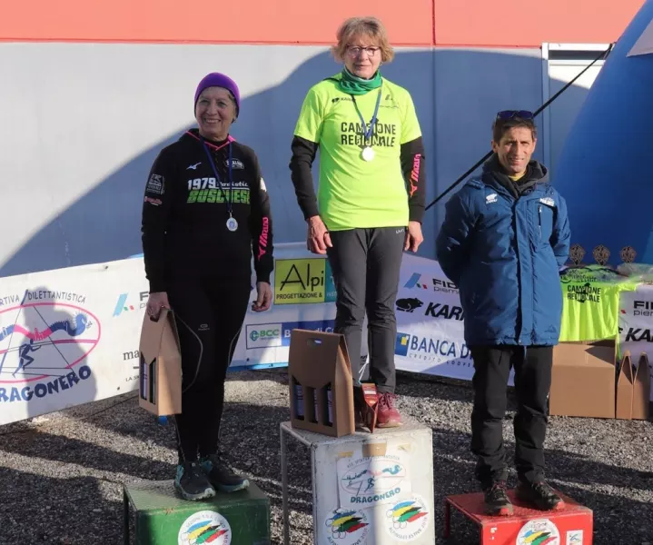 Anna Maria Tallone sul podio più alto campionessa regionale e provinciale SF70