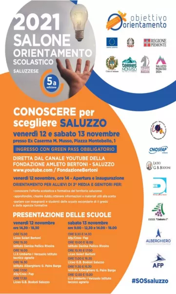 Oggi e domani a Saluzzo il Salone dell’orientamento scolastico