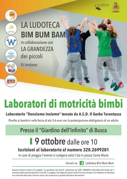 Sabato Danziamo insieme nel giardino dell'Infinito