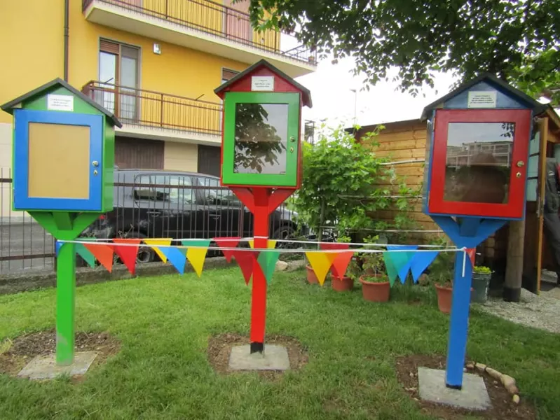 Le piccole biblioteche del Giardino dell’Infinito