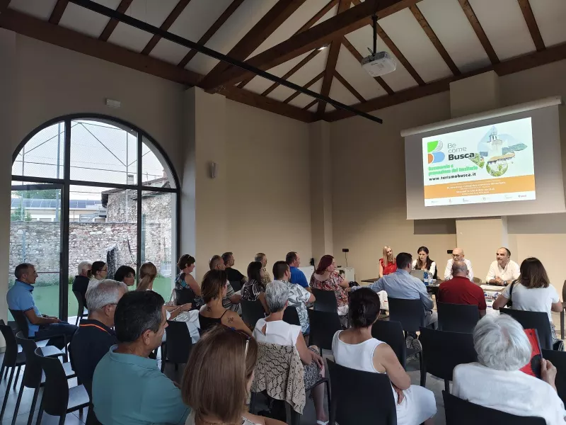 L'intervento del Sindaco Ezio Donadio che spiega il percorso di valorizzazione intrapreso negli ultimi anni