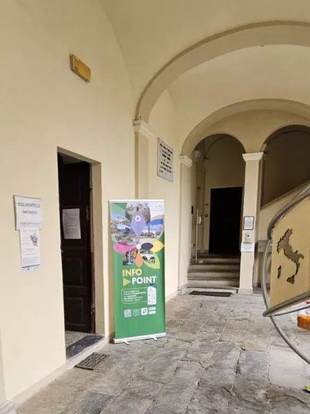 L'Info Point al piano terra del Palazzo Comunale
