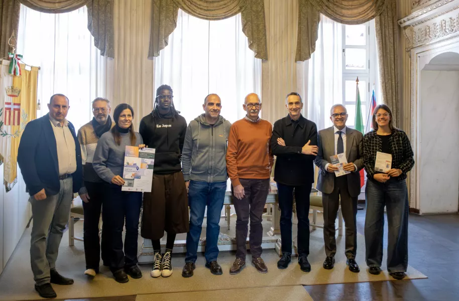 La presentazione alla stampa della nuova app dedicata al commercio BuscaPay