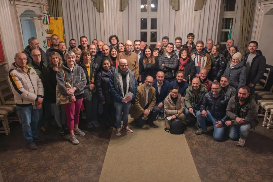 Il gruppo delle realtà buschesi beneficiate dai contributi comunali