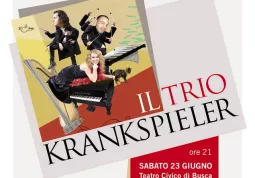 La locandina dello spettacolo del Trio Krankspieler