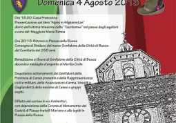 Domenica 4 agosto la consegna della cittadinanza onoraria alla Brigata Alpina Taurinense e concerto della Fanfara