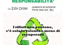 Al Teatro Civico di Caraglio incontro con  Ezio Orzes, l'assessore per le politiche ambientali del Comune di Ponte nelle Alpi ( Belluno)