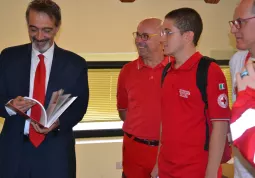 Trentennale CRI Busca - visita del presidente nazionale e vice-presidente internazionale Croce Rossa Francesco Rocca