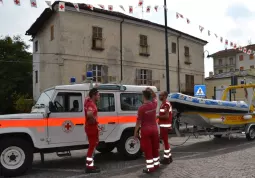 Trentennale CRI Busca - visita del presidente nazionale e vice-presidente internazionale Croce Rossa Francesco Rocca