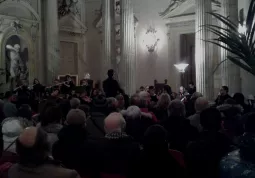 Il concerto del Civico istituto al castello di Racconigi ieri pomeriggio