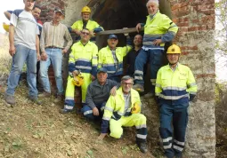 Pulizia all'antica cappella di San Brizio 