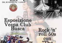 Il rock’n’roll di The Smiles  animerà l’esposizione del Vespa Club di Busca in un favoloros revial degli Anni 50