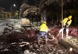 Protezione civile per nevicata