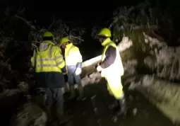 Protezione civile per nevicata