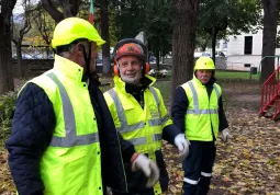 Protezione Civile al lavoro oggi nei parchi