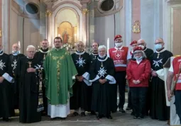 Una delegazione Piemonte - Valle d’Aosta dell’Ordine di Malta in pellegrinaggio a  Valmala