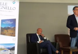 Il sindaco di Busca e presidente del Bim Varaita Marco Gallo alla presentazione del libro