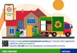 Prenotazione on-line del ritiro gratuito dei rifiuti ingombranti a domicilio
